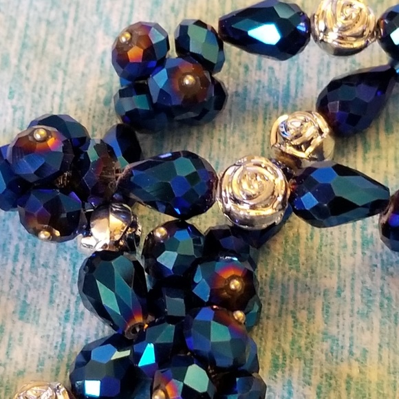 NWT 3pc Handmade Necklace Bracelet Earrings - Picture 8 of 8